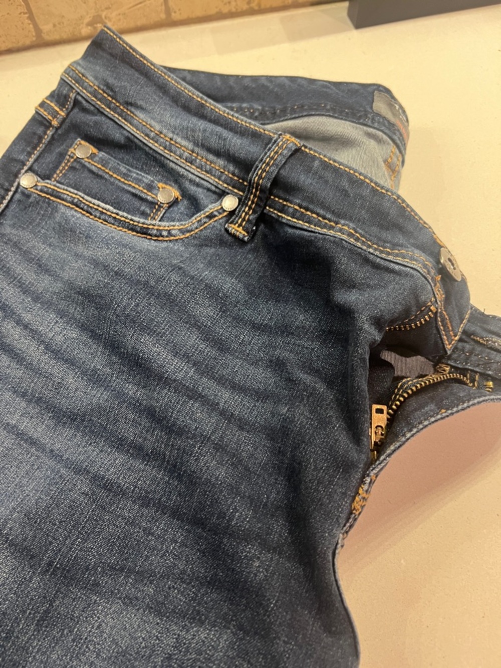 torrid Dark Blue Luxe Slim Boot Jeans - Picture 2 of 4